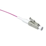 ACT RL3795 &scaron;viesolaidžio pigtail LC OM4, violetinis, 1 m, LSZH