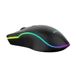 Laidinė &scaron;ildoma žaidimų pelė ActiveJet AMY-W390 &ndash; ambidekstrinė, optinė 2000 DPI, USB Type-A, 4 mygtukai, juoda