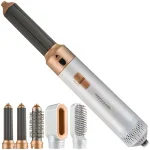 Kar&scaron;to oro formuotojas Profi-Care 331321 baltas-rožinis &mdash; 4-in-1 daugiafunkcis stilius, 5 antgaliai, 1000 W, 3 temperatūros režimai