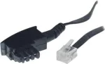 Telefono kabelis ShiverPeaks 70055-20 &ndash; TAE (lizdas) į Western (RJ11) ki&scaron;tuką, jungiamasis laidas