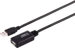 USB laidas S/CONN 13-26075 USB 2.0 10 m USB A juodas
