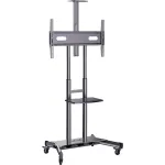 HAGOR HP Twin Stand HD 8210 &ndash; mobilus stovas dviem plok&scaron;čiaekraniams įrenginiams, juodas, 140&ndash;213 cm (55&ndash;84 inch)