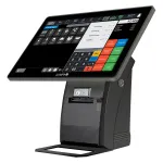 Visapusis terminalas Olympia T215K 15 colių (38,1 cm) jutiklinis ekranas, Android 11, tiesioginės &scaron;iluminės spausdinimo įrenginys (8 cm), juodas