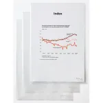Hetzel Standard skaidrus dėklas dokumentams, A4, PP, grūdėtas, 0,11 mm, atviras vir&scaron;uje ir &scaron;one (21675090)