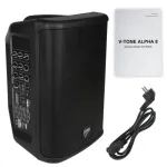V-TONE ALPHA 8 aktyvi koloninė PA sistema su įmontuotu mik&scaron;eriu, 300W RMS, 8 inch žemų dažnių garsiakalbiu, Bluetooth, USB/SD, reverb
