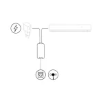 Nice HubNetworklink kabelis, skirtas Fibaro Yubii HC3L