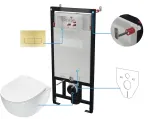 DEANTE 6-in-1 paslėpto tipo tualeto komplektas