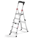 Hailo Master TL100 3-5 pakopų aliumininės kopėčios, 150 kg talpa
