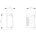 Siemens 3RT2926-1BD00 Vir&scaron;įtampio ribotuvas (varistorius) 127-240V AC 150-250V SIRIUS 3RT2 kontaktoriui