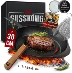 Gussk&ouml;nig Pre-Seasoned Cast Iron Frying Pan 30 cm (GK-44)