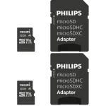 Philips MicroSDHC 2-Pack 32GB Class 10 UHS-I U1 su adapteriu