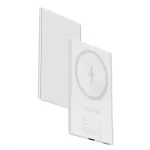 Evelatus 3000mAh Power Bank Super Slim Su belaidžiu įkrovimu EVEP03PBSSW Baltas