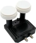INVERTO Monoblock Twin Converter 7235 - 2 I&scaron;ėjimai, 0,2 dB Triuk&scaron;mo Rodiklis, 6&deg; Tarpas, F-Type