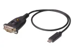 ATEN UC232C USB-C į RS-232 keitiklis, juodas, 0,45 m