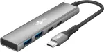Goobay Slim 4-Port USB-Hub USB-C / USB-A 5 Gbit/s USB 3.2 (76563)