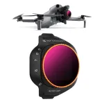 K&F kintamo tankio ND filtras ND32-ND512, skirtas DJI Mini 5 Pro dronui, AGC stiklas, KF02.0004