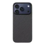 Taktinis galinis dangtelis MagForce Aramid, skirtas Apple iPhone 17 Pro, juodas