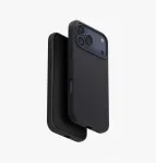 UNIQ Lino dėklas iPhone 17 Pro Max, MagClick įkrovimas, pilkas
