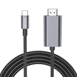TECH-PROTECT ULTRABOOST LAIDAS TYPE-C &rarr; HDMI 4K 60HZ 200CM JUODAS