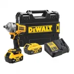 Atsuktuvas DeWALT DCF891P2T-QW, be&scaron;epetėlis, 18V 5.0Ah, 1/2 colio griebtuvas, 812 Nm sukimo momentas, 2000 aps/min, 2 baterijos, įkroviklis, dėklas