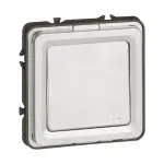 Legrand Soliroc 077811 universalus įjungimo/i&scaron;jungimo bei perjungimo jungiklis, vienpolis, nepa&scaron;viečiamas, IP55, IK10, pilkas