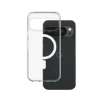 CARE by PanzerGlass Urban Combat Case, skirta Google Pixel 11, permatomas su baltu Qi