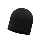 Kepurė BUFF MERINO LIGHTWEIGHT BEANIE SOLID BLACK vieno dydžio