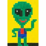 FABER-CASTELL Pixel-it spalvinimo knyga su 32 motyvais (201572)