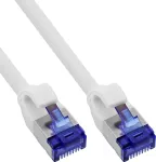 InLine&reg; Slim Cat.6A S/FTP LSZH 0,30 m baltas laidų rinkinys (150 vnt.)