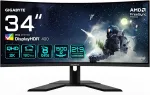 Gigabyte G34WQCP 34 colių lenktas UWQHD monitorius - 144Hz, FreeSync Premium, KVM (atnaujinta prekė)
