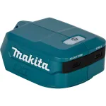 Makita ADP15 18V LXT USB adapteris su dviem USB prievadais, 2,1 A vienam prievadui, apsauga nuo perkrovos, juodas