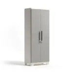 KETER Linear Wood auk&scaron;ta spinta 68x39x173cm &scaron;viesiai smėlio/&scaron;viesiai pilka