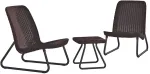 KETER Rio Patio Set sodo baldų komplektas, rudos spalvos