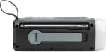 TechniSat ne&scaron;iojamas avarinis radijas su DAB+/FM, Bluetooth, saulės baterija, rankiniu generatoriumi, power bank funkcija, LED žibintuvėliu, juodas (0000/2933)
