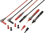 VOLTCRAFT MSL-820 auk&scaron;čiausios kokybės PVC matavimo laidai su auksu dengtais kontaktais, 1,2 m, 1 pora (raudona/juoda) VC-17312685