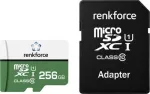 Renkforce RF-mSDC-256GB microSDXC atminties kortelė 256GB Class 10 UHS-I U1 su SD adapteriu RF-7578368