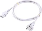 Sygonix SY-5043494 &scaron;altojo prietaiso maitinimo kabelis CEE 7/7 į IEC C13 baltas 2,00 m