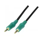 EXERTIS CONNECT garso kabelis, 3,5 mm stereo jack male to male, 1,8 m, juodas EXC108895