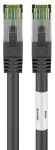 Tinklo kabelis Wentronic 66719 Cat8.1 S/FTP 0,25 m juodas