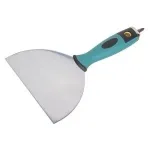 Wolfcraft 4047000 siūlių mentelė 255 mm x 150 mm, lanksti nerūdijančio plieno geležtė su ergonomi&scaron;ka rankena