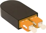 BLUELAN BlueOptics &Scaron;viesolaidinis Loopback Adapteris OM2 50/125&micro;m Multimode SC/UPC Duplex Keraminis Ferulis -40&deg;C iki +85&deg;C (BOLBSCOM2)