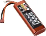 Reely LiPo akumuliatorių paketas 7,4V 3000mAh 2S 20C Stick Hardcase T-Plug (RE-7863792)