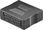 Wentronic Goobay SCART adapteris, SCART lizdas į SCART lizdą, 21 kontaktų, juodas 50771