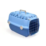 STEFANPLAST Horizon 1 gyvūnų transportavimo narvas su metalinėmis durelėmis 48x32x30 cm, &scaron;viesiai mėlynas/mėlynas