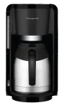 Rowenta Milano Thermo CT 3818 filtrinis kavos virimo aparatas, 10 puodelių, juodas/nerūdijantis plienas