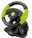 Esperanza EG104 High Octane vairas su pedalų komplektu, PC/PS3/Xbox 360, juodos ir žalios spalvų