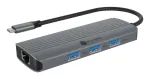 ICY BOX IB-DK4034a-CPD stalinė dokavimo stotelė USB 3.2 Gen 1 Type-C, aliuminis, sidabrinė