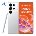 Samsung Galaxy S25 Ultra SM-S938B 5G mobilusis telefonas, 17,42 cm (6,9 col.), Dual SIM, Android 15, USB Type-C, 12 GB RAM, 1 TB, 5000 mAh, 200 MP, Titanium Whitesilver