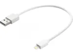 Laidas Sandberg USB Lightning MFI 0,2 m Baltas