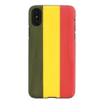 Apsauginis dėklas iPhone X/XS man and wood Reggae Black, kietas nugarėlės dėklas i&scaron; medžio